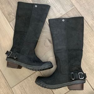 Sorel Waterproof Suede Tall Boots